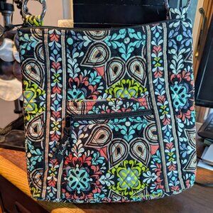 Vera Bradley Satchel Red Blue Yellow Design